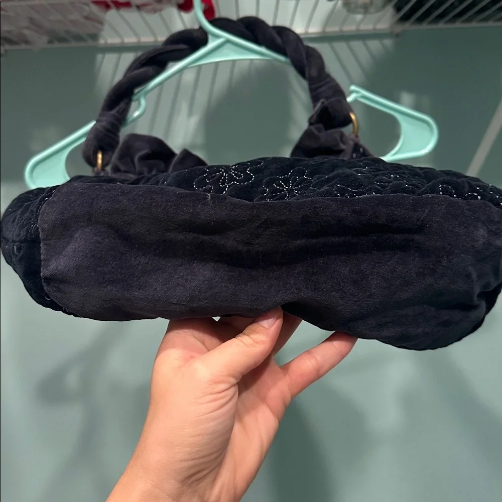 Vintage old navy velvet bag